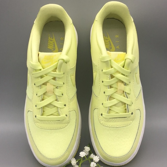 NIKE AIR FORCE 1 LV8 (GS) citron tiny/yellow - Picture 7 of 16